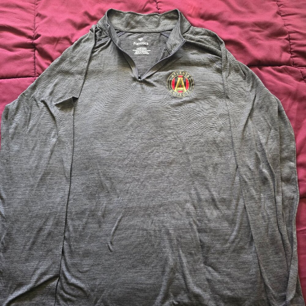 Fanatics 1/4 Zip MLS Atlanta United Pullover- 2XL